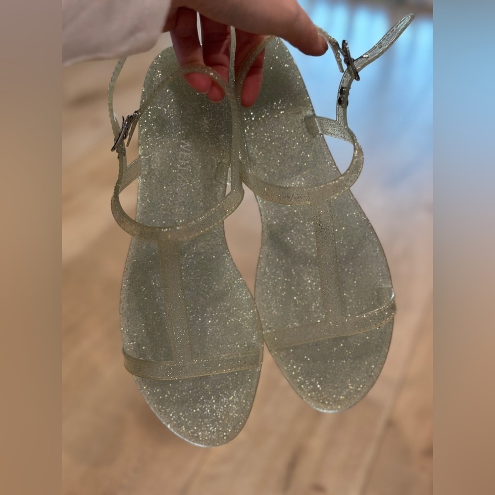 STUART WEITZMAN
Millie Jelly Flat Sandals size 40 NEW